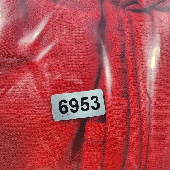 Mens Red Under Armour HeatGear Shirt Loose Fit Short Sleeve Crew Neck Size 2XL - Picture 8 of 8